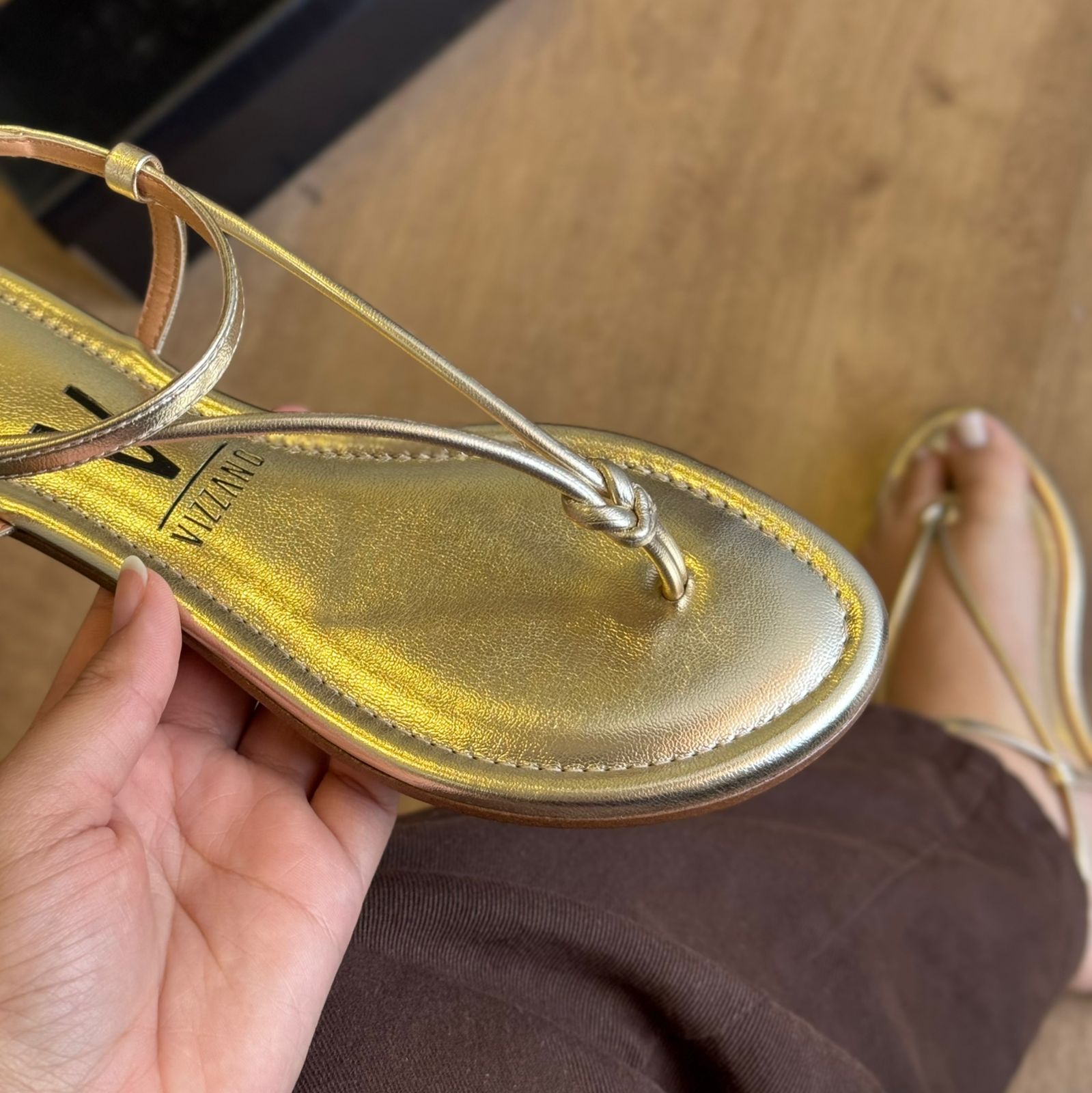 Sandália Rasteira Casual Vizzano 6235.1716