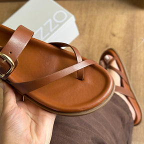 Sandália Arezzo Papete Tiras Finas Cruzadas A13555009