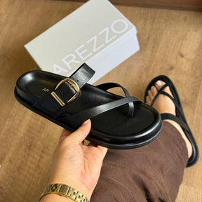 Sandália Arezzo Papete Tiras Finas Cruzadas A13555009