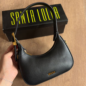 Bolsa Santa Lolla Baguete Meia Lua Alça De Ombro 0470.471A.037B