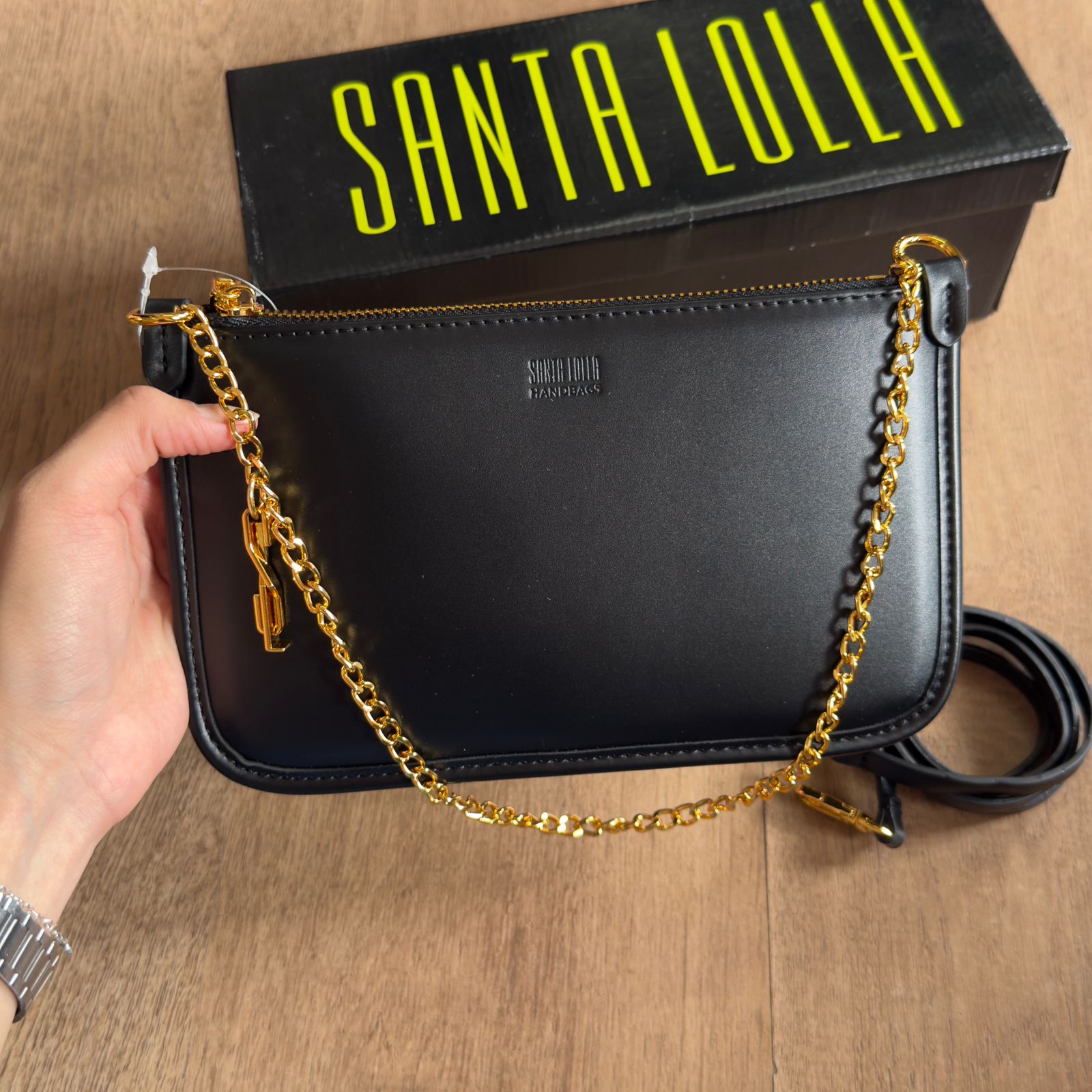 Bolsa Santa Lolla Alça Dourado 0450.4cd5.037b