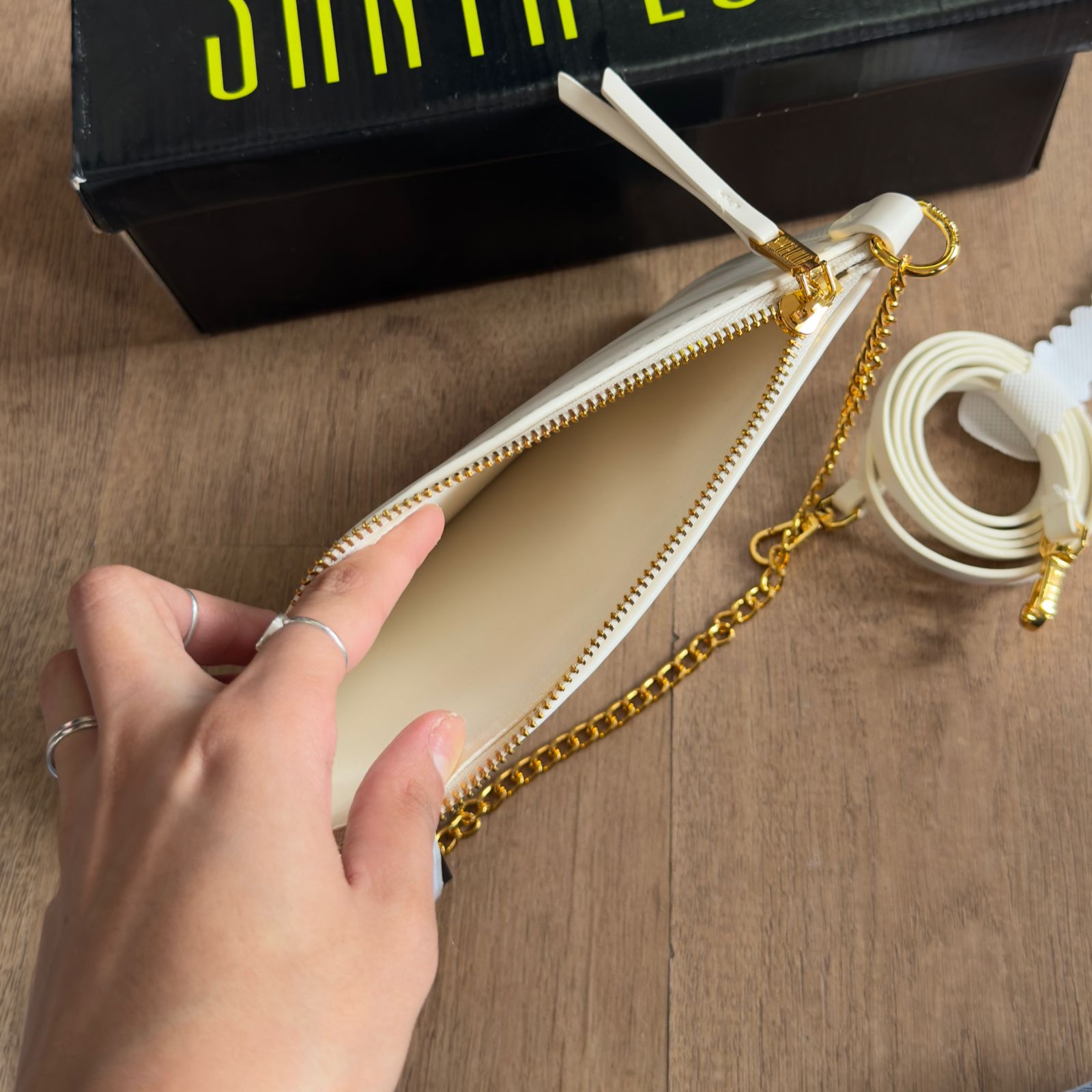 Bolsa Santa Lolla Alça Dourado 0450.4cd5.037b