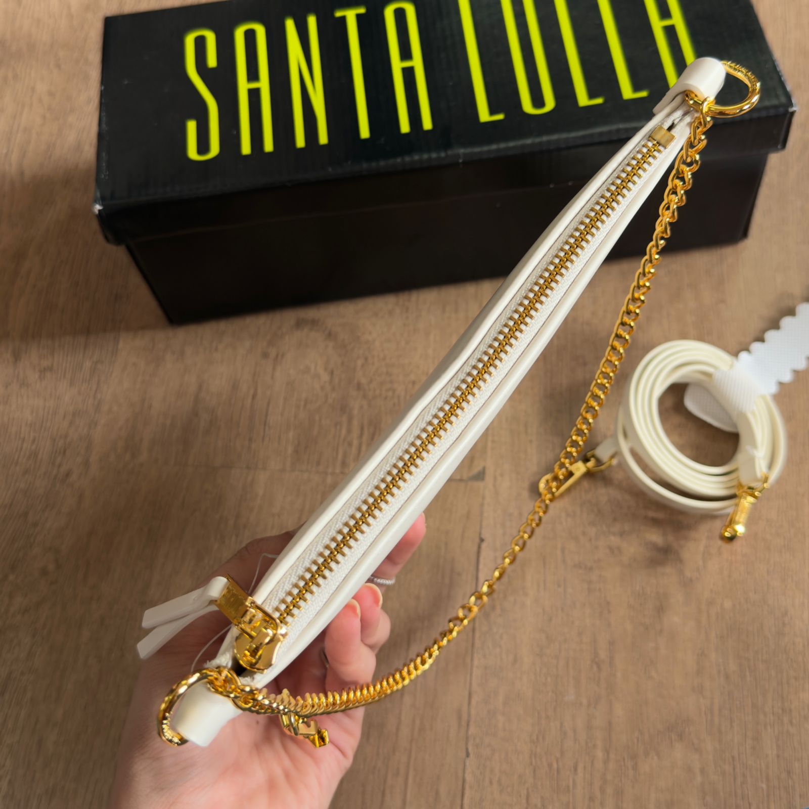 Bolsa Santa Lolla Alça Dourado 0450.4cd5.037b