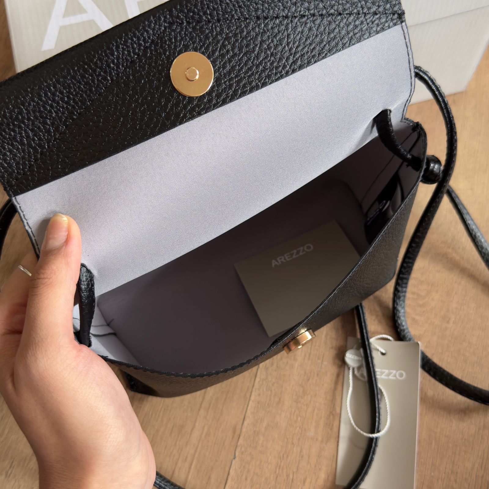 Bolsa Tiracolo Pequena Costuras A500210851