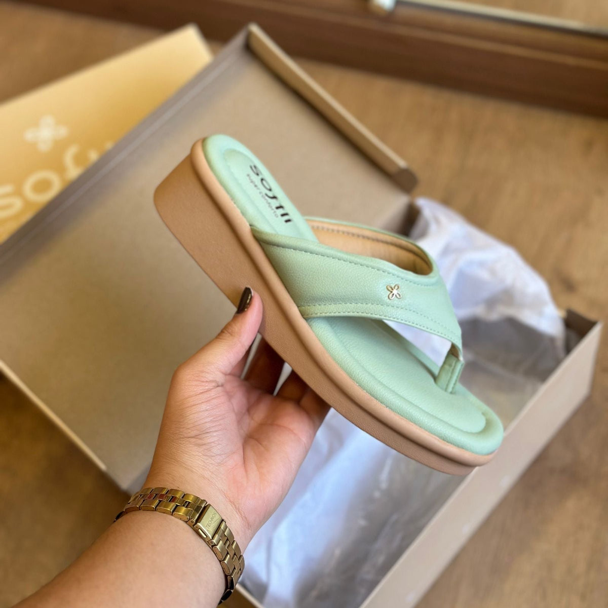 Sandália Tamanco Softli 10020.10091