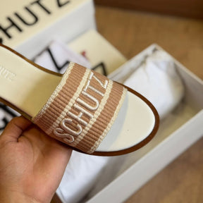 Sandália Schutz Rasteira Slide S216520104