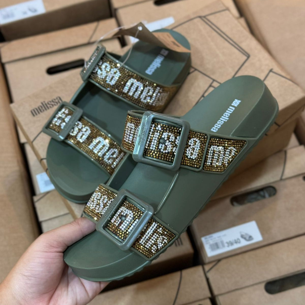 Sandália Melissa Cozy M-Lover Deluxe 36259