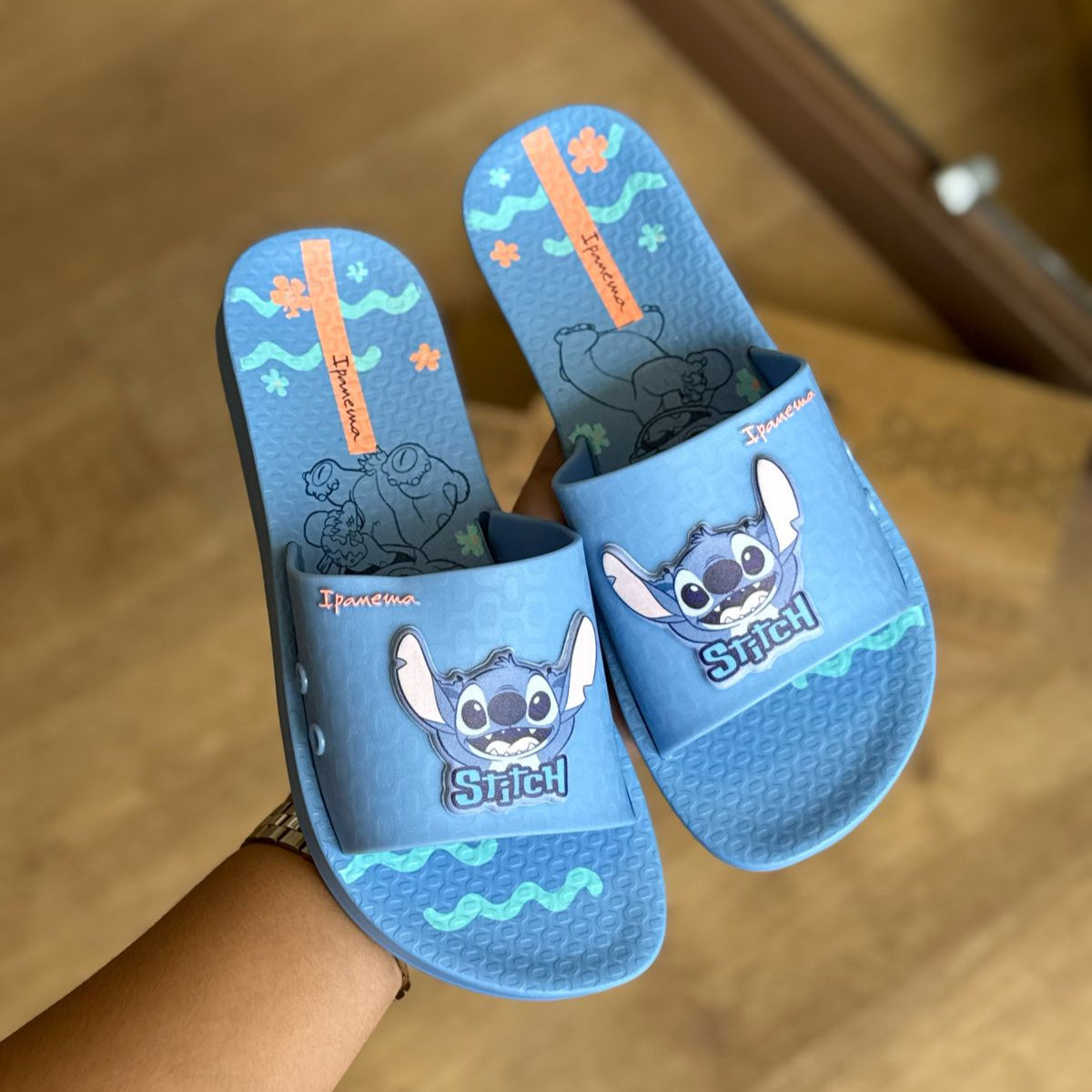 Sandália Slide Ipanema Disney Stitch