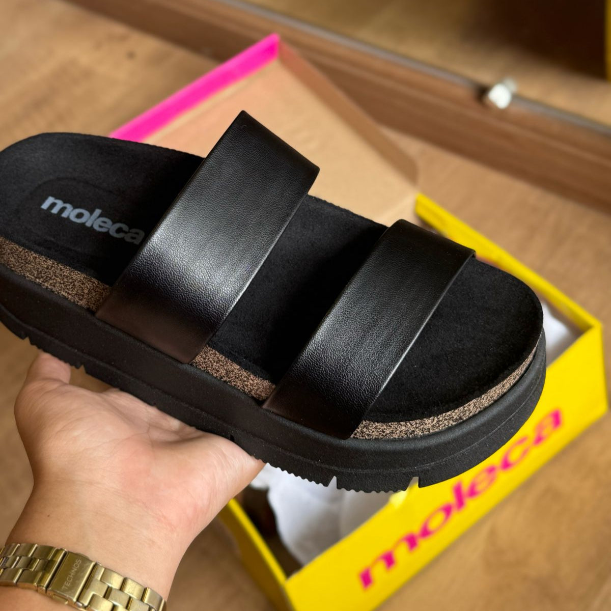 Sandália Moleca Duas Tiras 5513.100