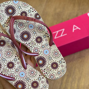 Chinelo de Dedo Arezzo Estampado Z19026012