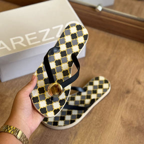 Sandália Arezzo Quadriculado Z190260119