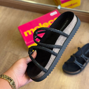 Sandália Moleca Tratorado com Cordas 5500.111