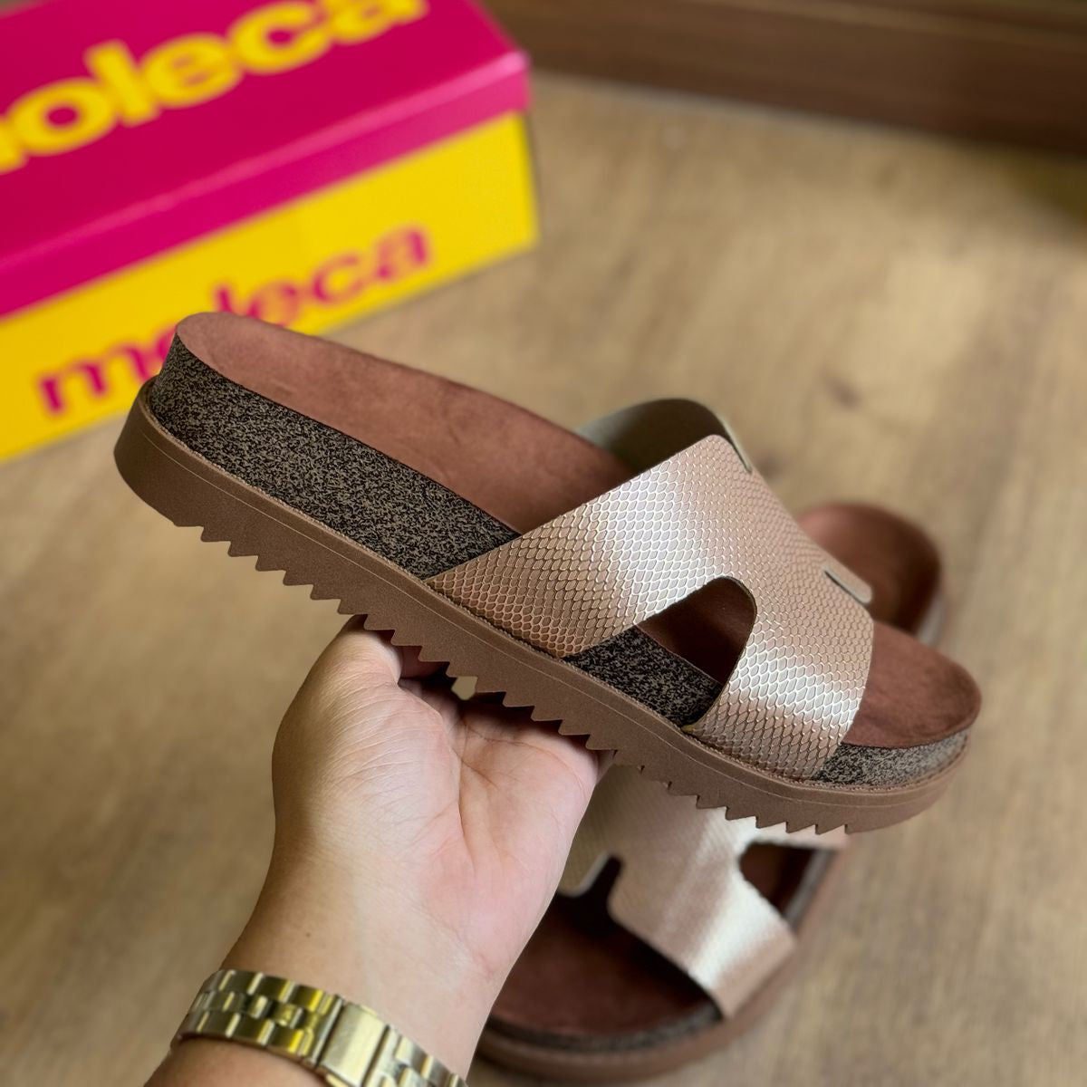 Sandália Moleca Papete H 5500.100.29853