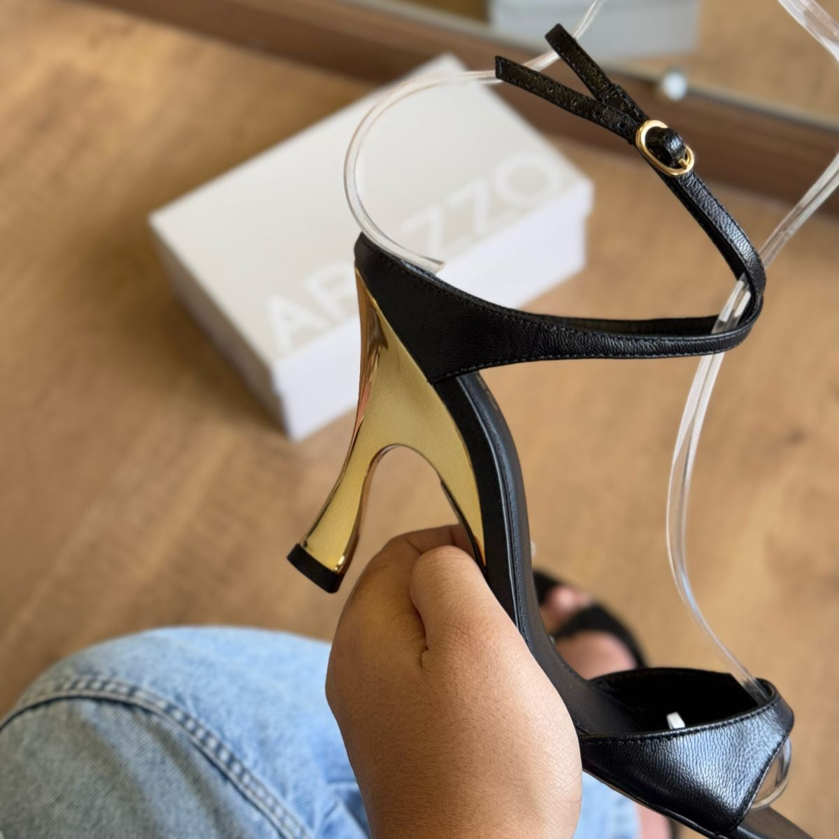 Salto Arezzo Salto Couro A137740001