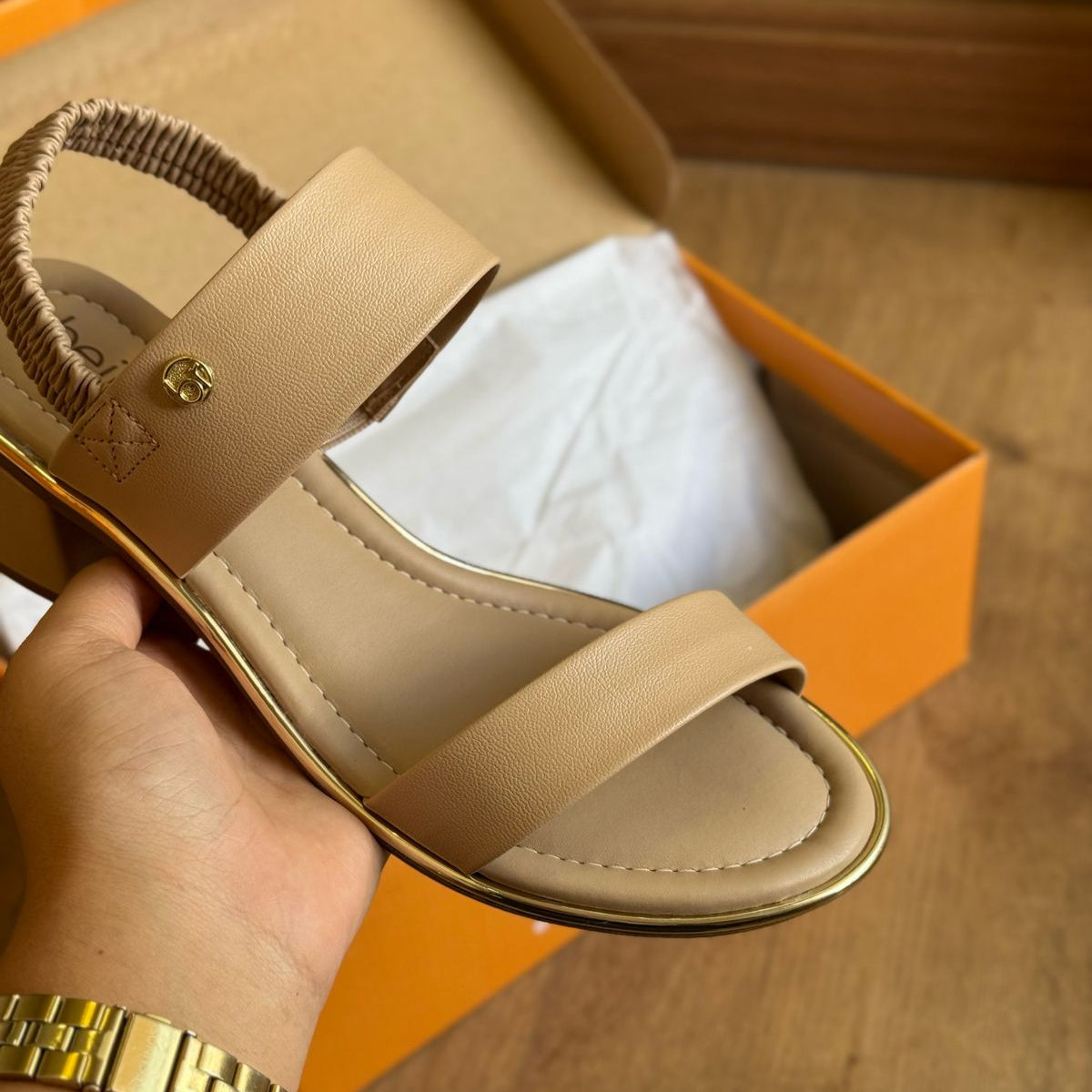 Sandália Beira Rio Salto Bloco 8379.221