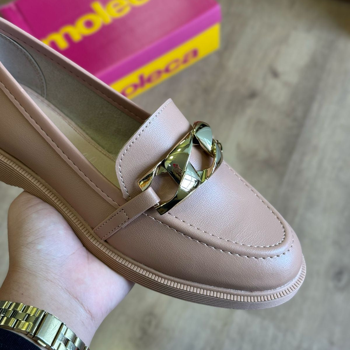 Mocassim Moleca Detalhe Brilhoso 5666.110