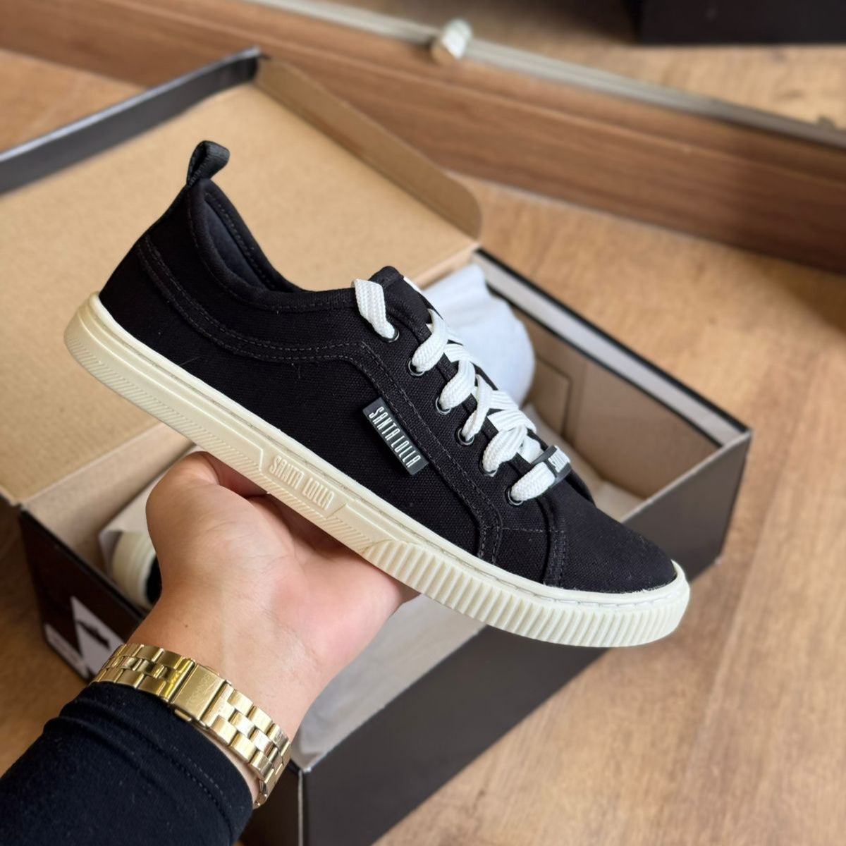 Tênis Santa Lolla Lona Sol 0896.4EDB.036D