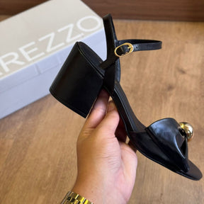 Sandália Arezzo Salto Bloco Arredondado A124630059