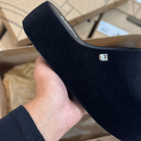 Sandália Melissa Free Platform Slide Velvet 37846