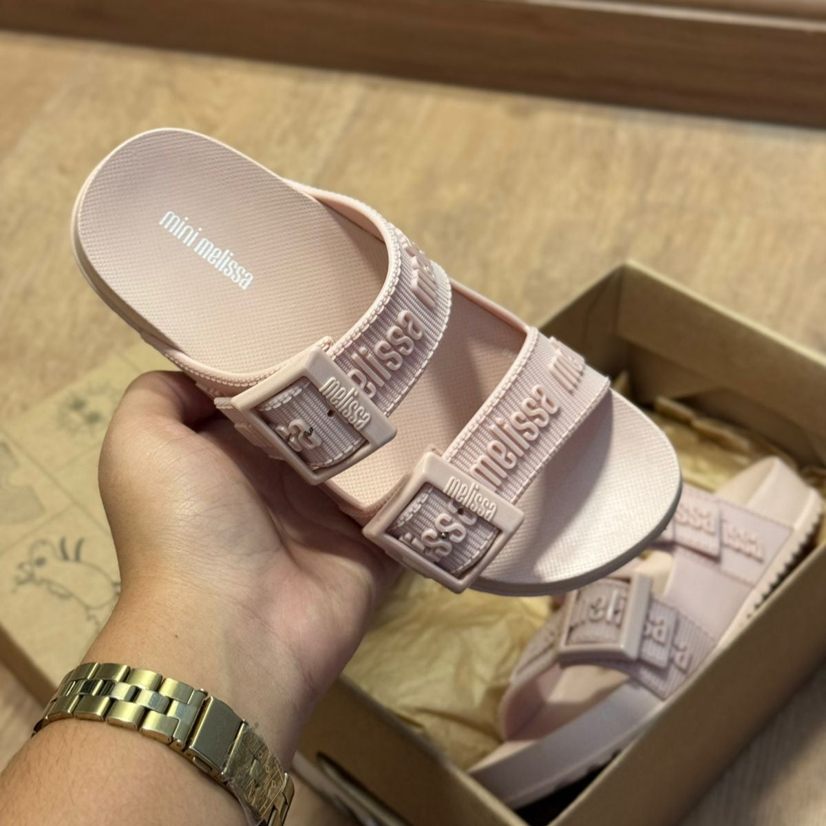 Sandália Mini Melissa Cozy Slide M-Lover Infantil 37576