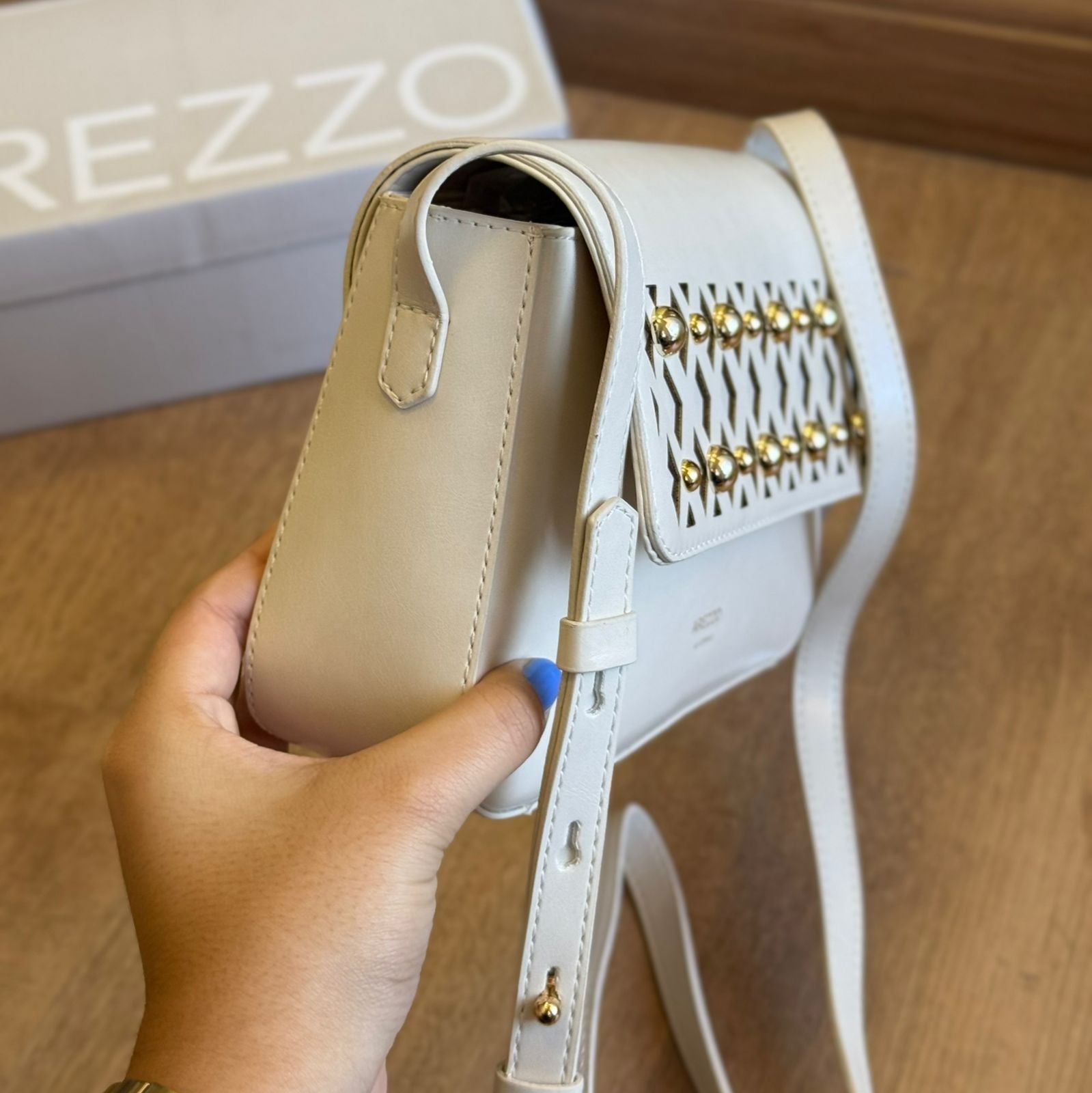 Bolsa Arezzo Tramado de Ouro A500210974