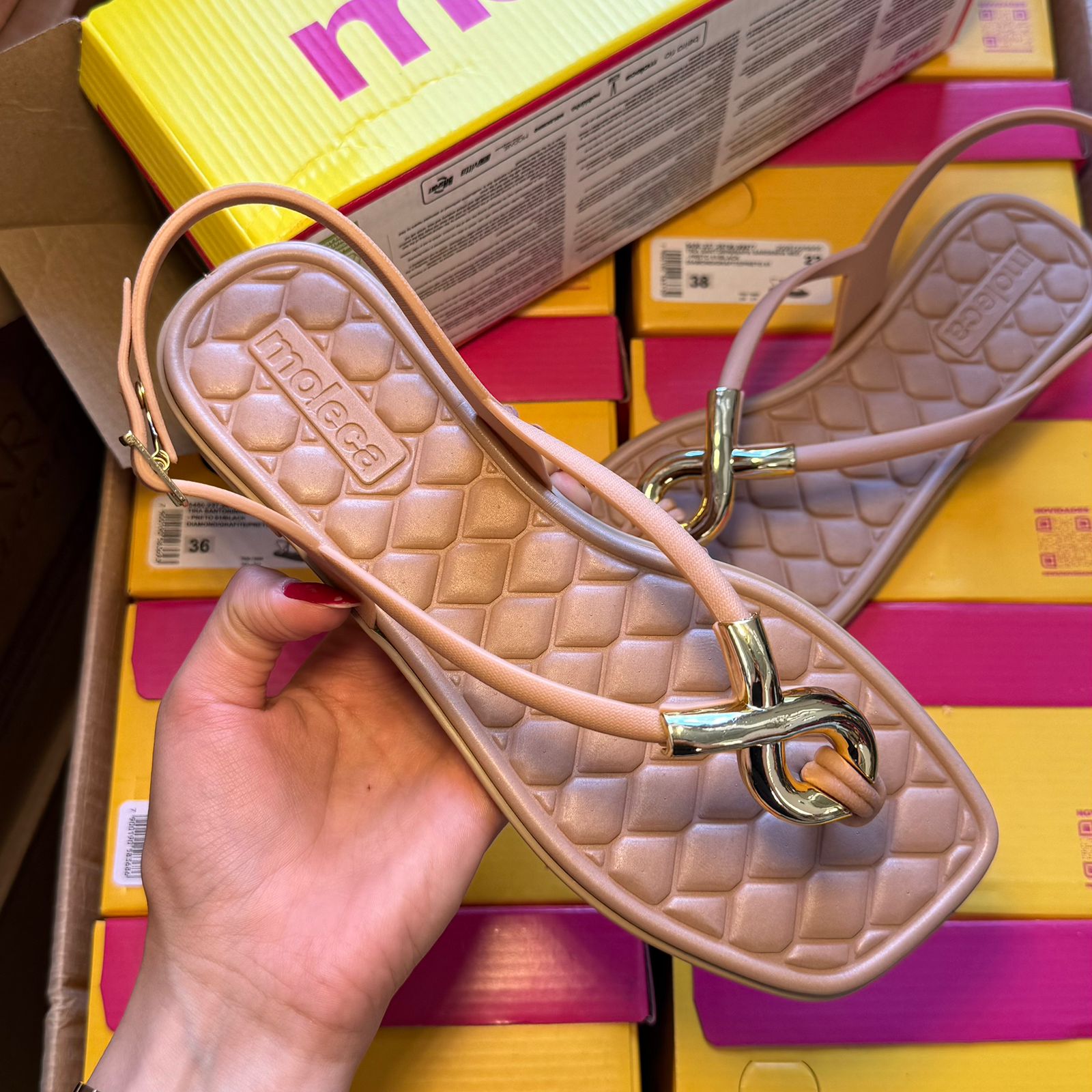 Rasteira Moleca Infinito 5535.208