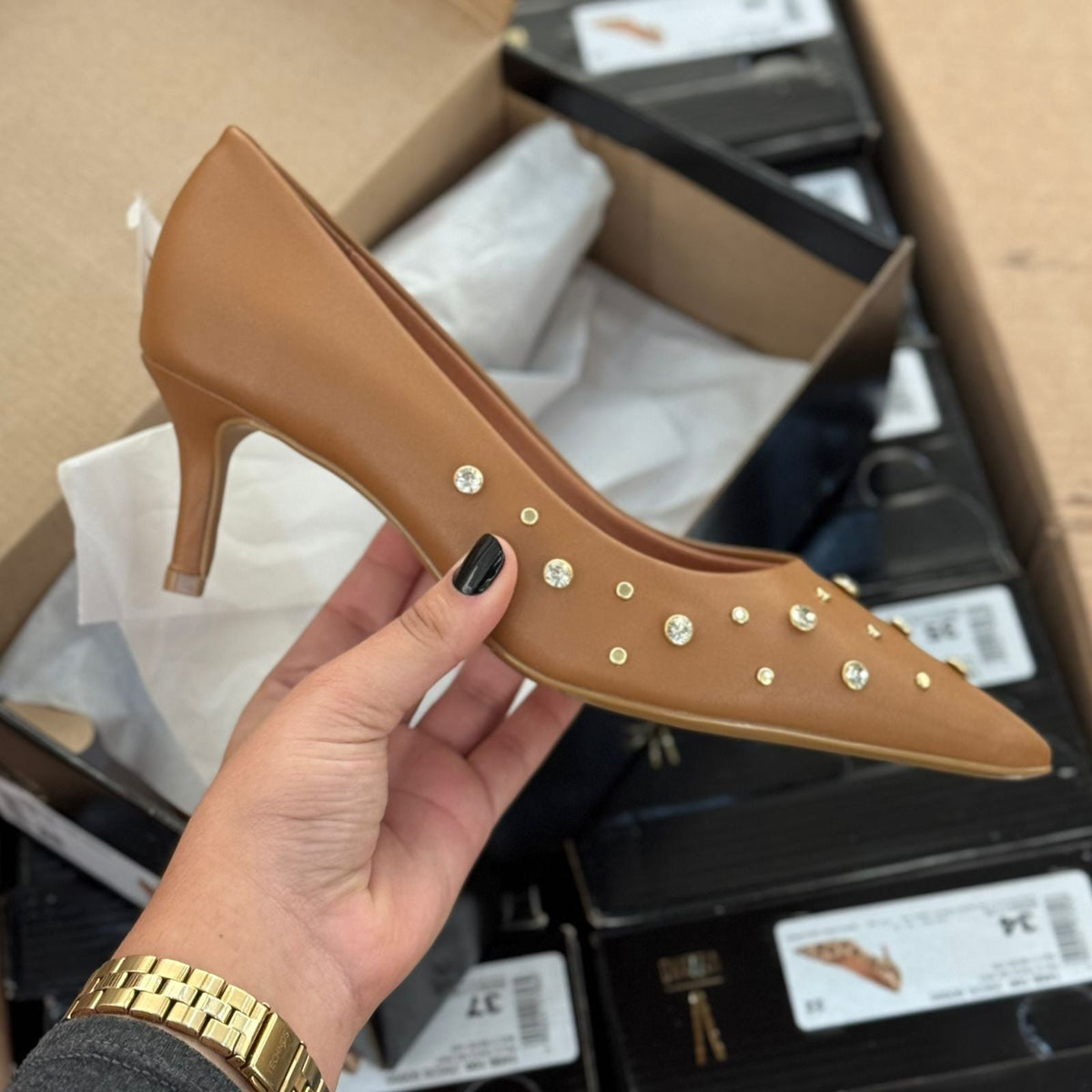 Scarpin Vizzano Luxo com Pedrarias 1456.109