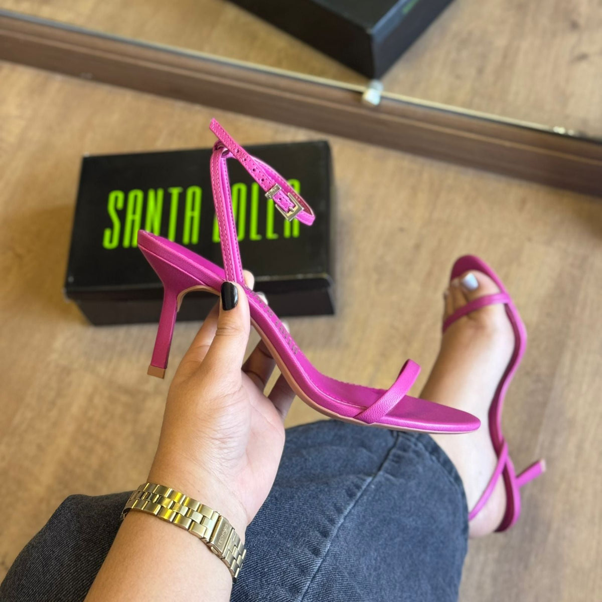 Sandália Salto Santa Lolla Slim 0750.452A.0345