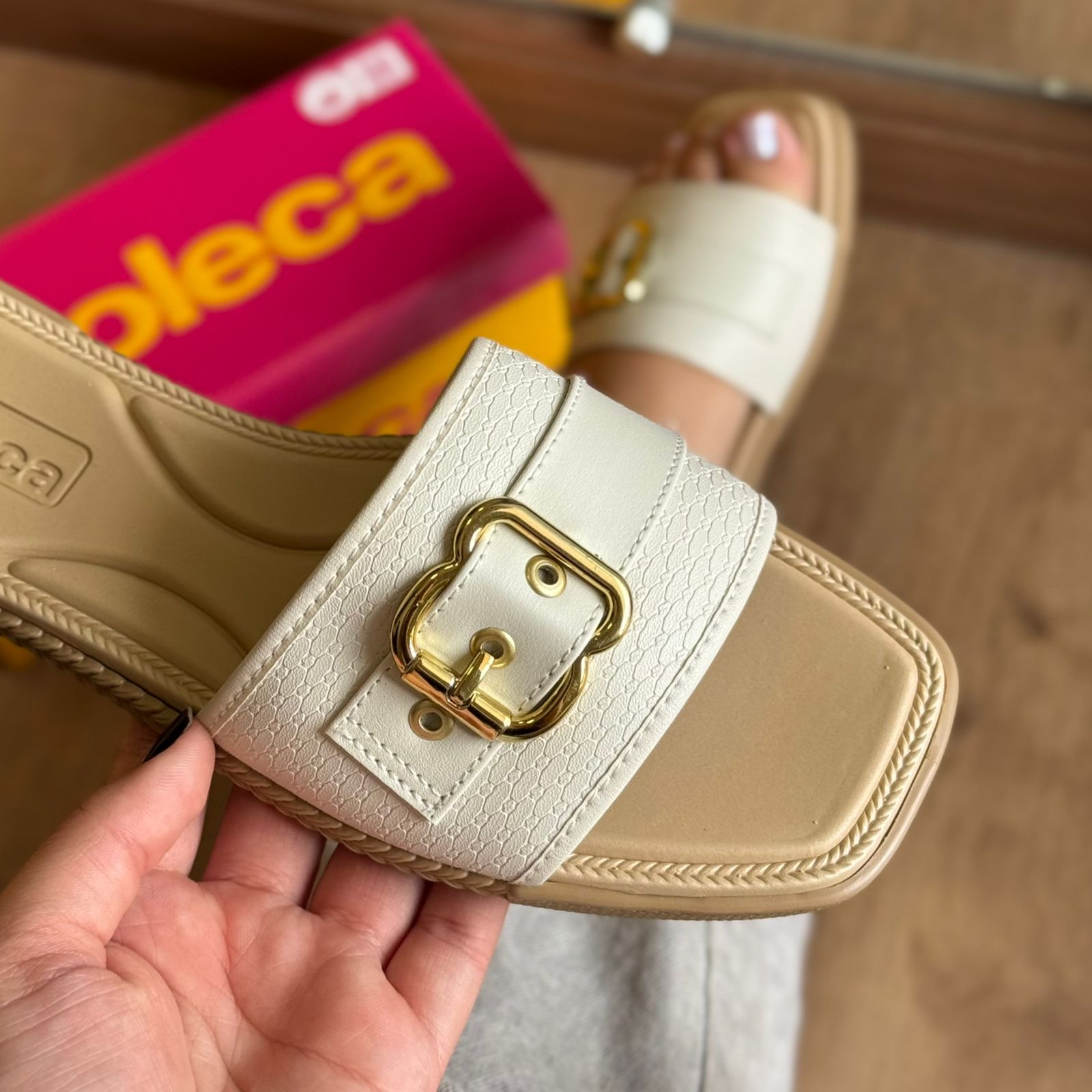 Sandália Rasteira Moleca Casual  5494.219