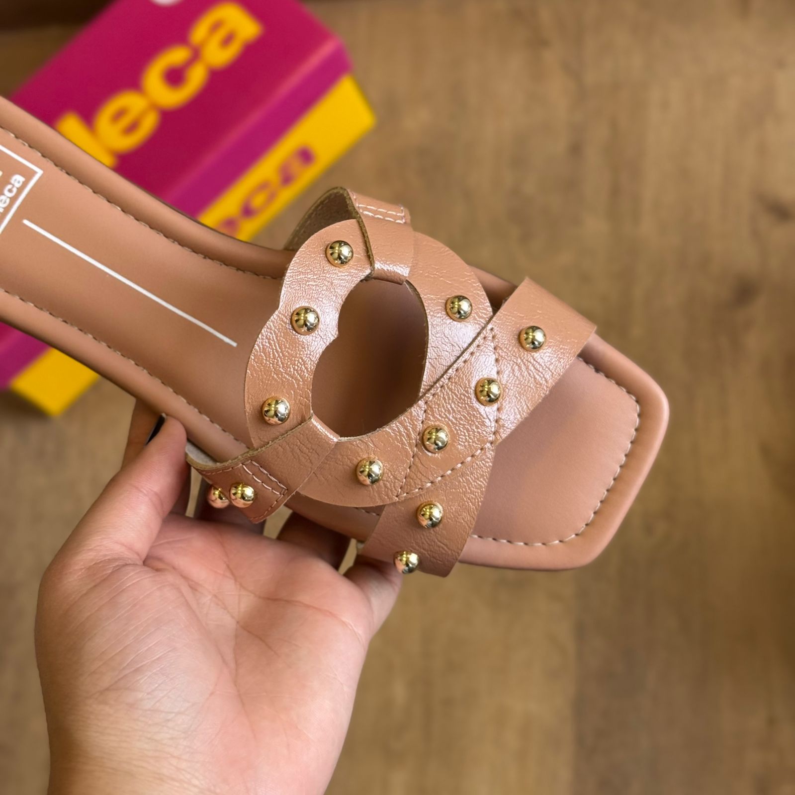 Sandália Rasteira Moleca Coração 5462.145