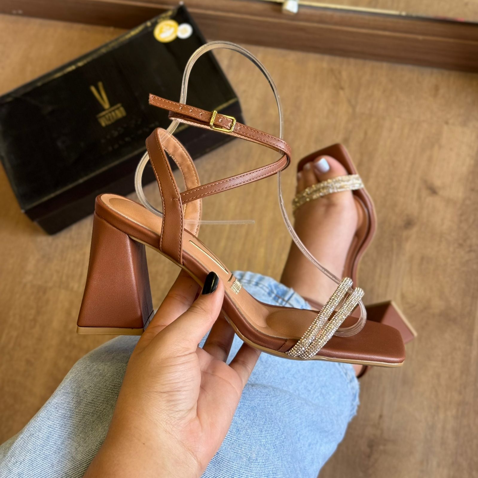 Sandália Salto Vizzano Casual 6464.145