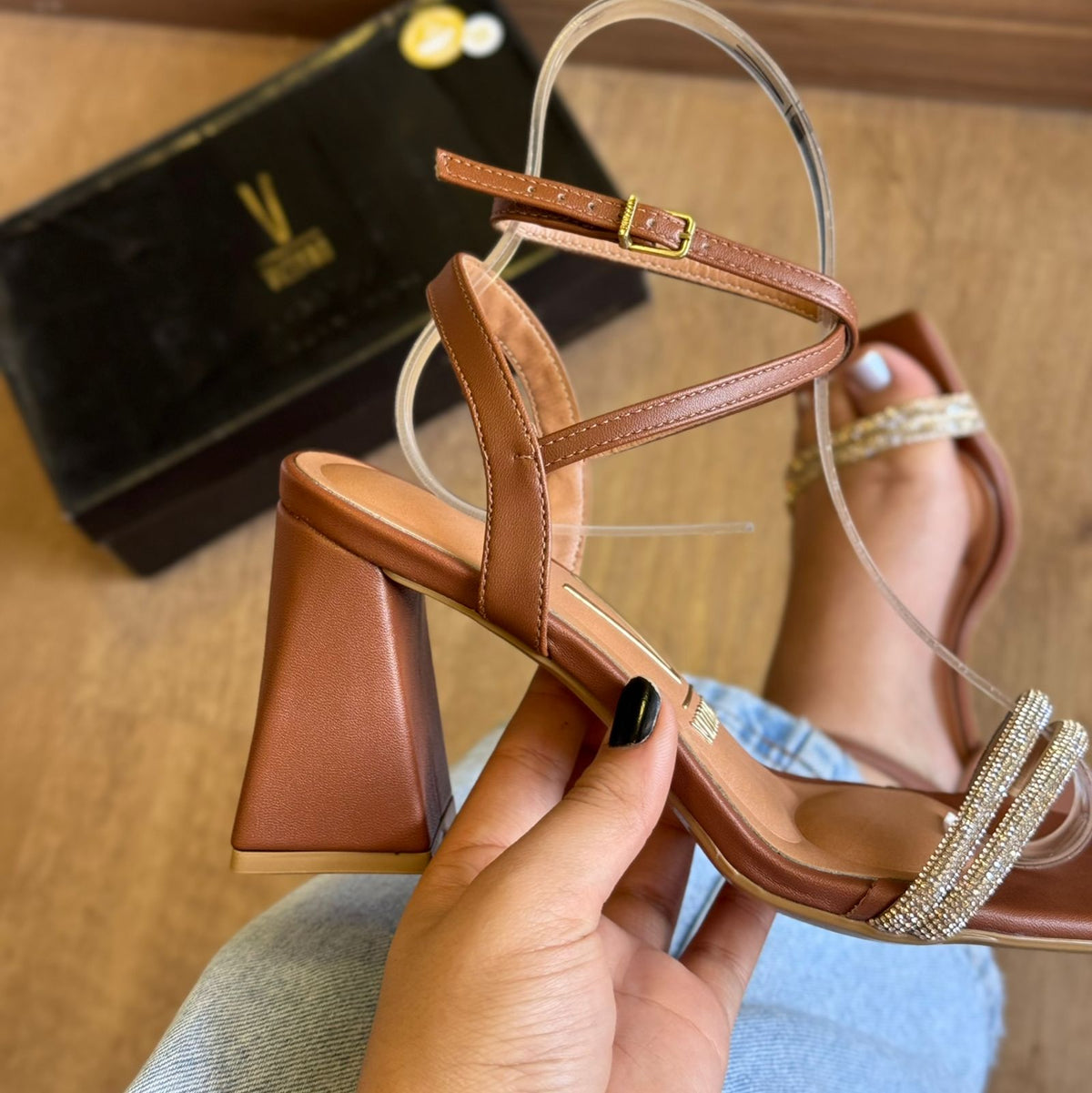 Sandália Salto Vizzano Casual 6464.145