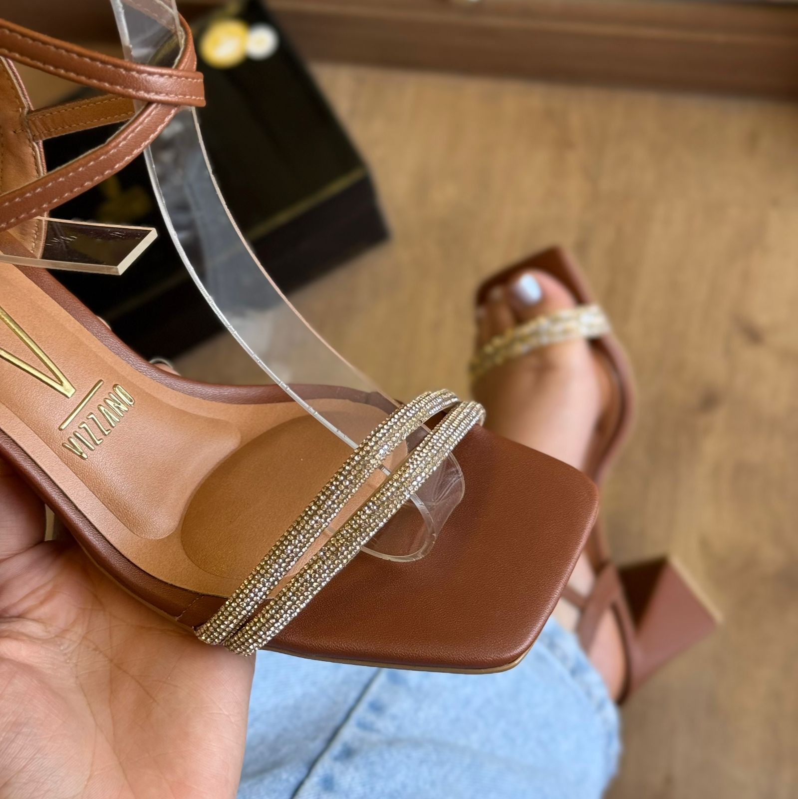 Sandália Salto Vizzano Casual 6464.145