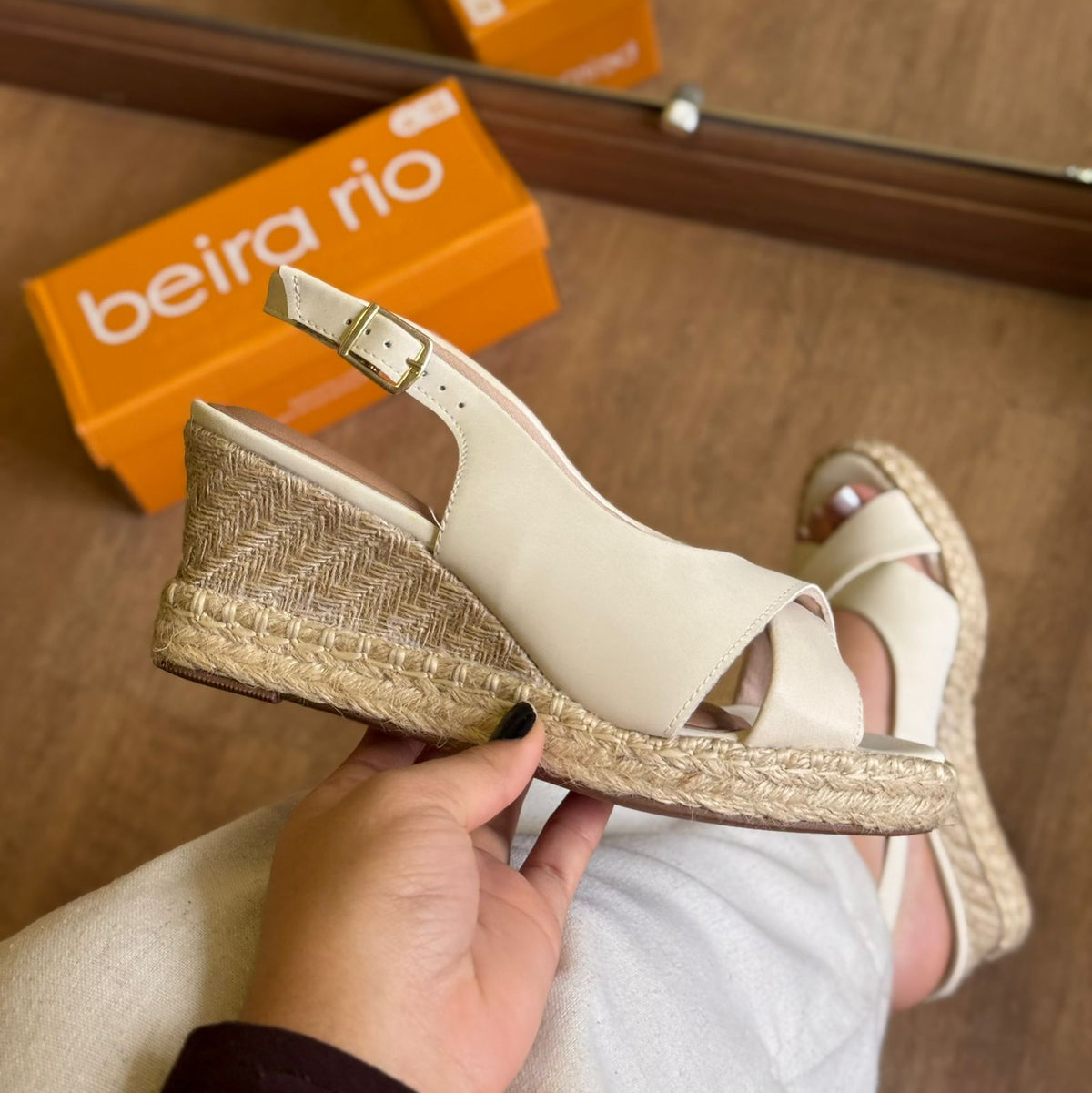 Sandália Salto Beira Rio 8486.120