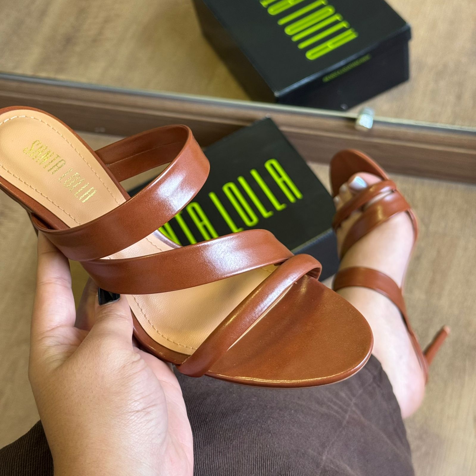 Sandália Salto Santa Lolla Madri 0110.5139.0a54