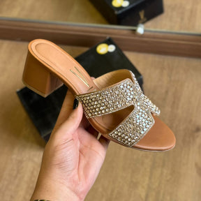 Sandália Salto Vizzano Tiras Brilhante 6291.1196