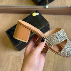 Sandália Salto Vizzano Tiras Brilhante 6291.1196