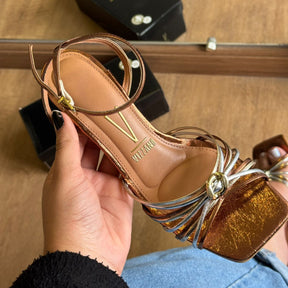 Sandália Salto Vizzano Tiras Finas 6562.202