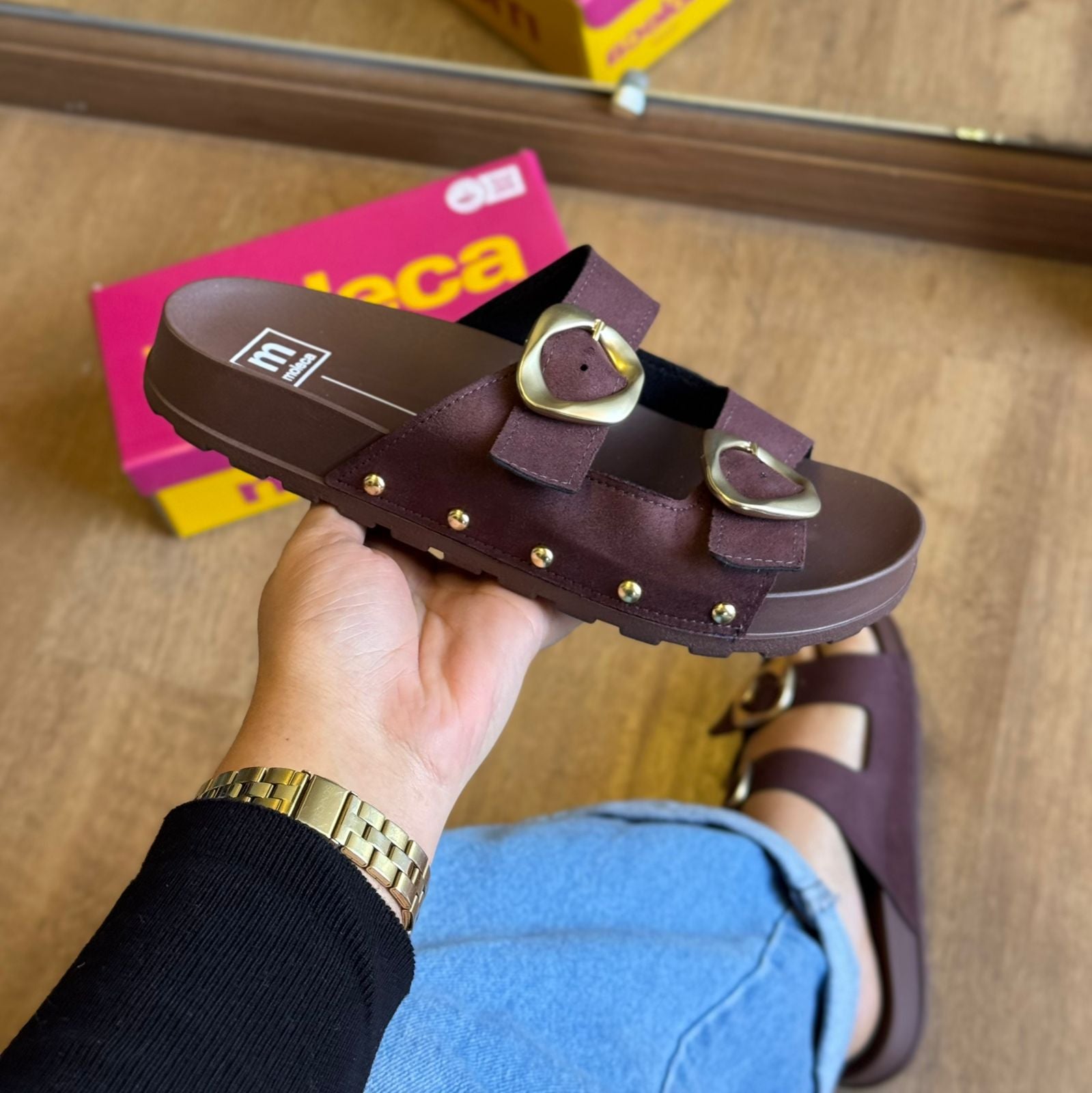 Sandália Moleca Fivela 5436.440