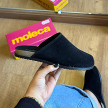 Mule Moleca Camurça Tendência 5743.207