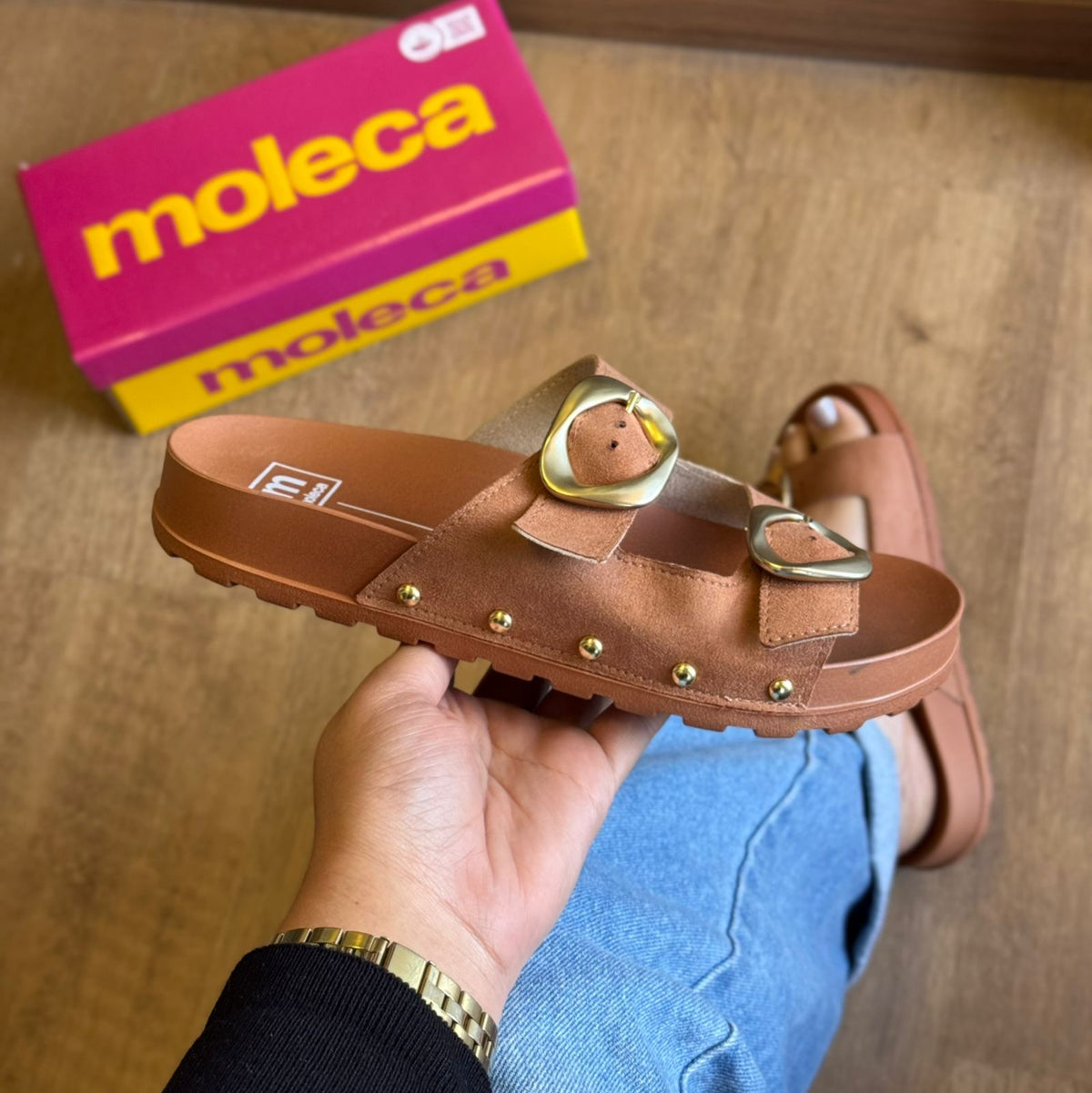 Sandália Moleca Fivela 5436.440