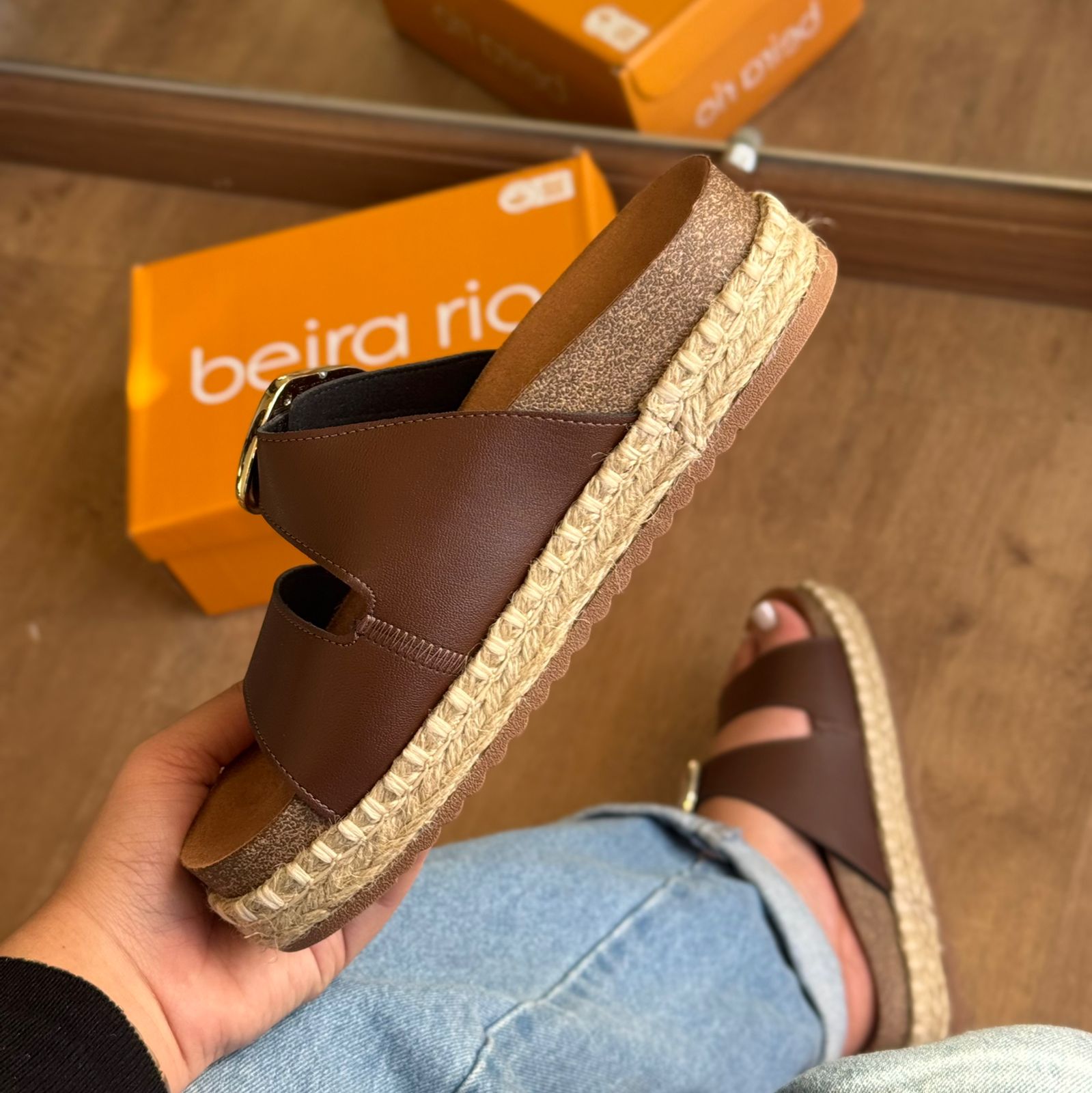 Sandália Beira Rio Casual 8546.210