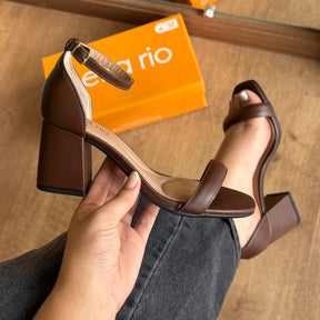 Sandália Beira Rio Salto Bloco 8436.245