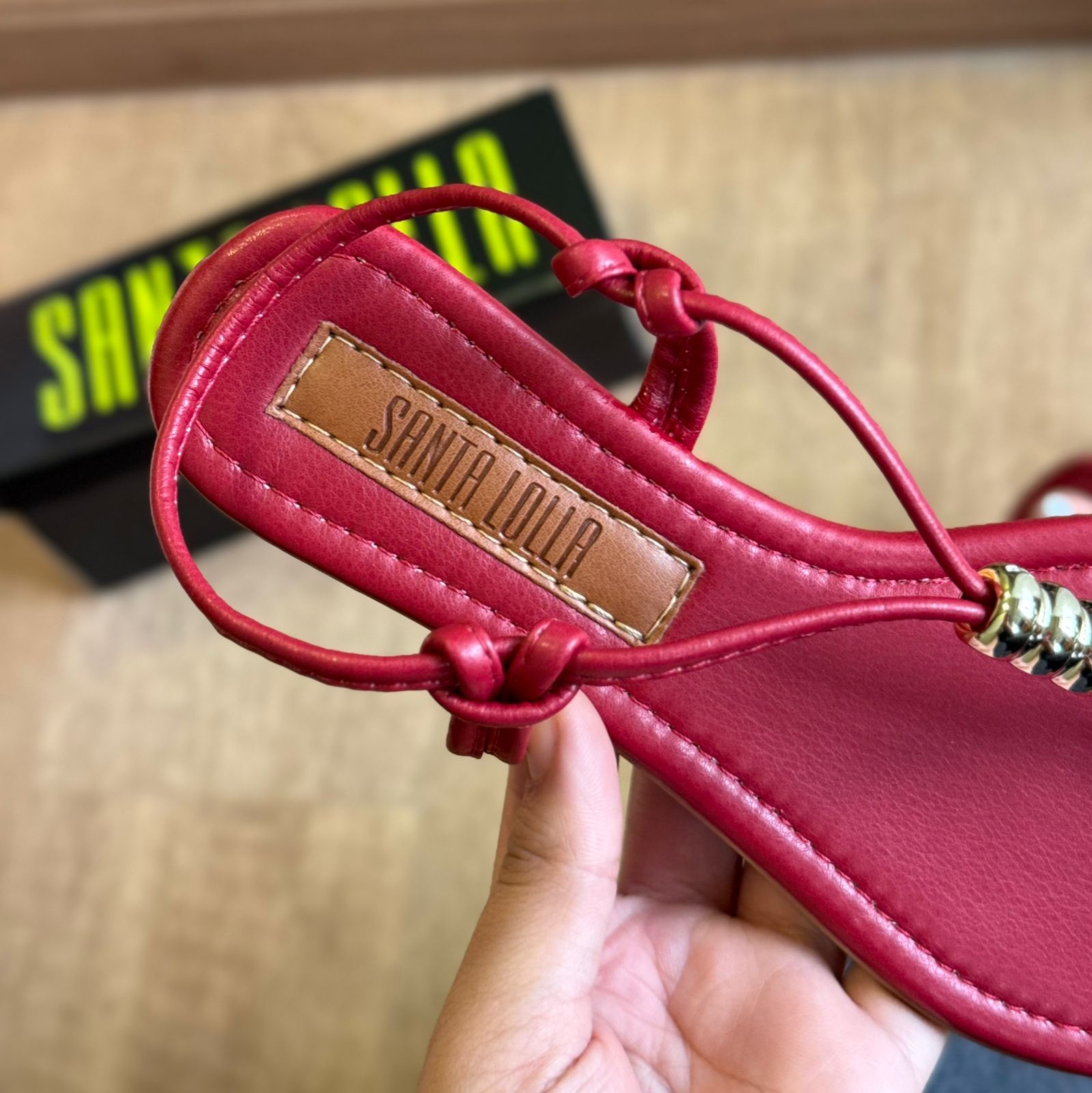 Rasteira Santa Lolla Napa Soft Bico Quadrado 01F7.57FF.0300