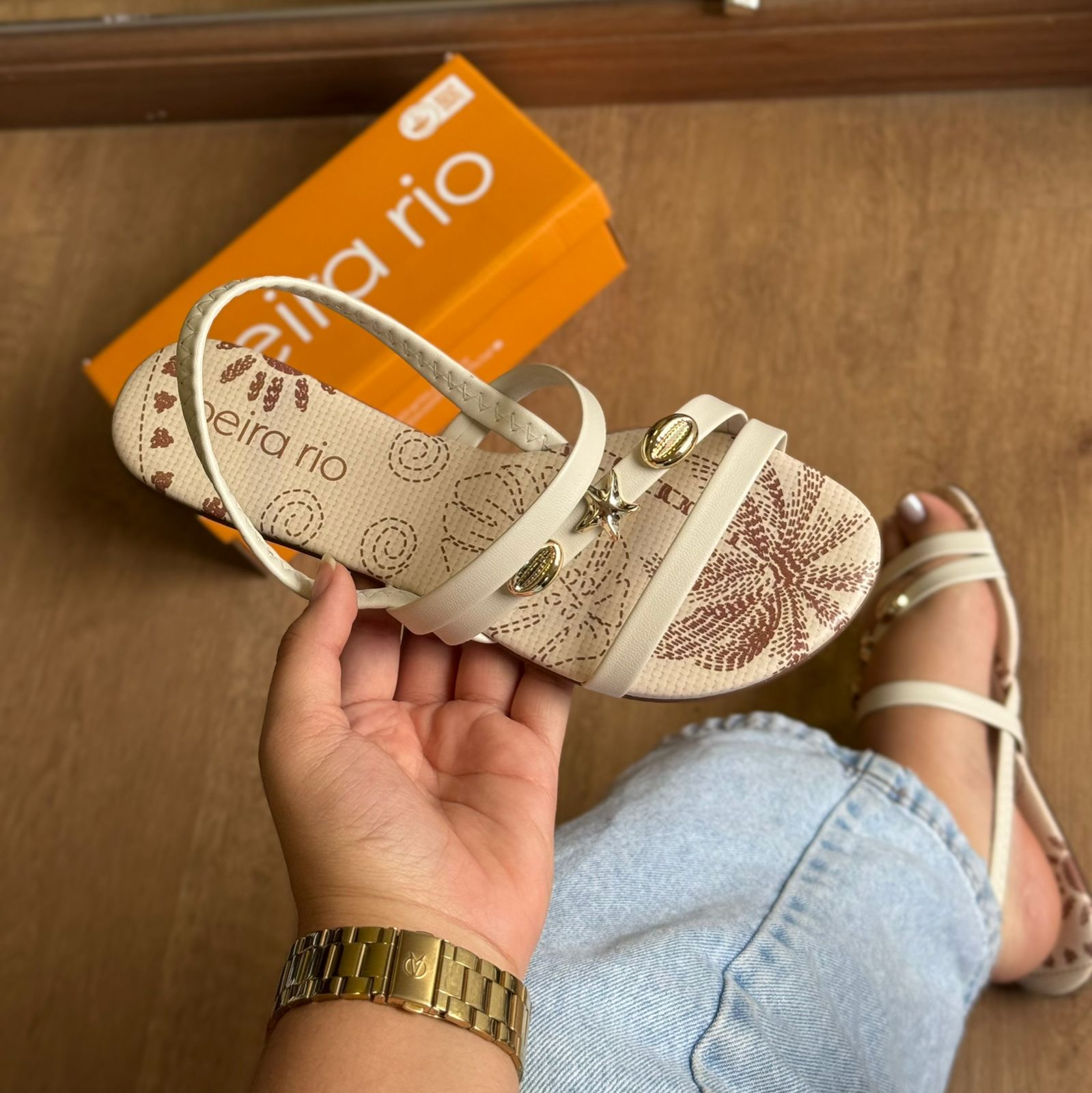 Sandália Rasteira  Beira Rio  8566.102