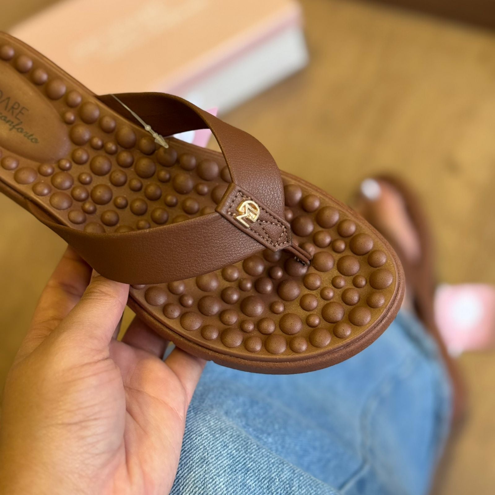 Sandália Rasteirinha Feminina Modare 7162.331