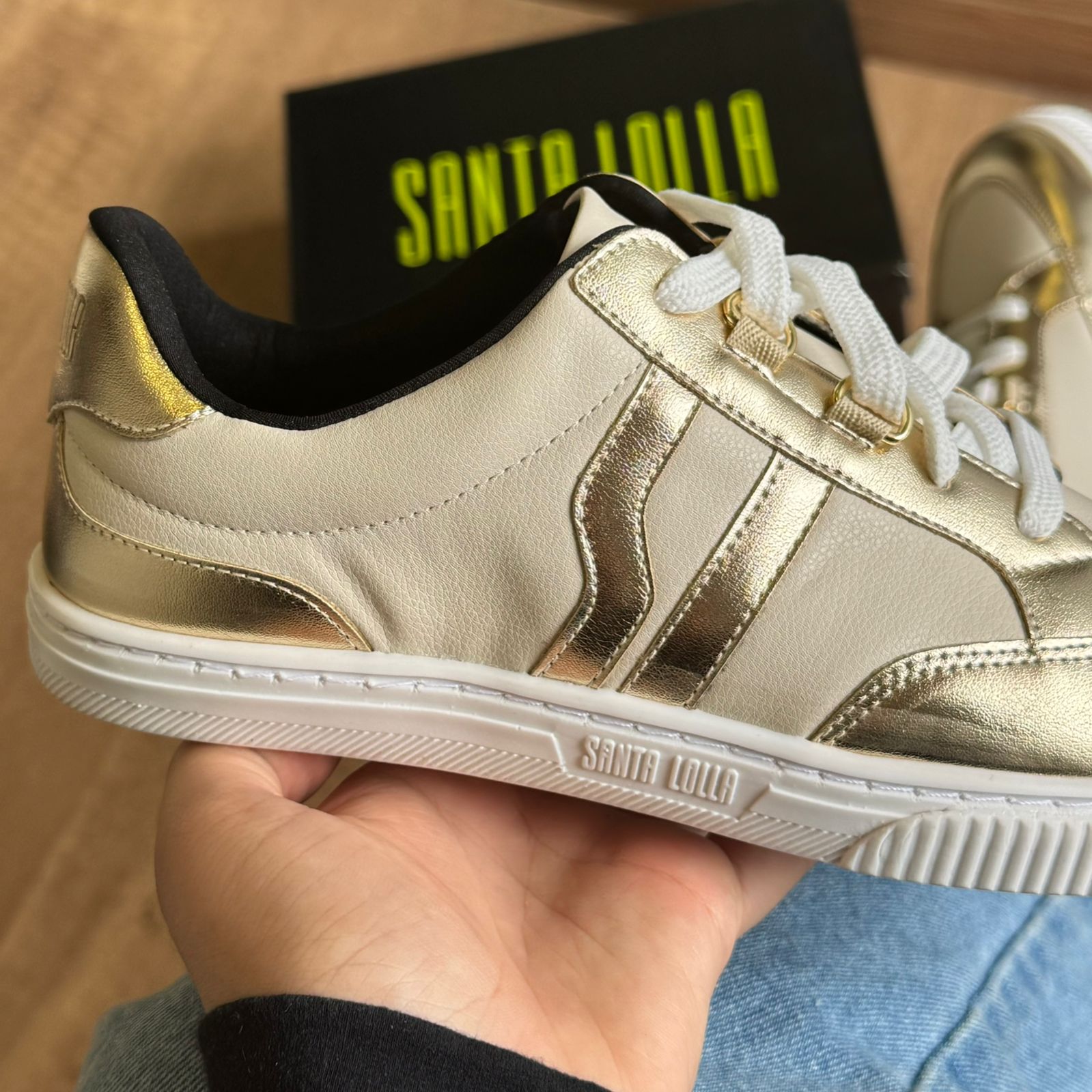 Tênis Santa Lolla Metalizado 0896.582B.03C7