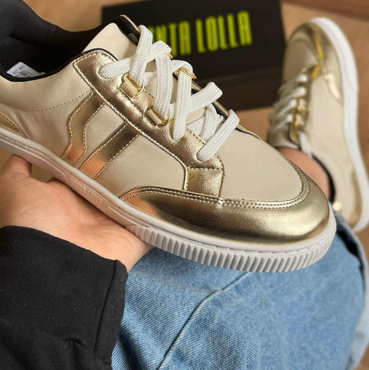 Tênis Santa Lolla Metalizado 0896.582B.03C7