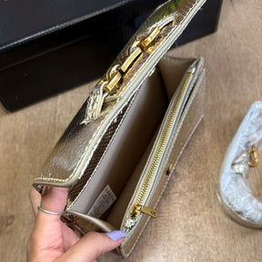 Bolsa Santa Lolla Metalizada Alça Transversal 0470.4B6B