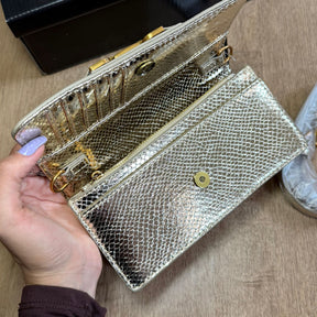 Bolsa Santa Lolla Metalizada Alça Transversal 0470.4B6B